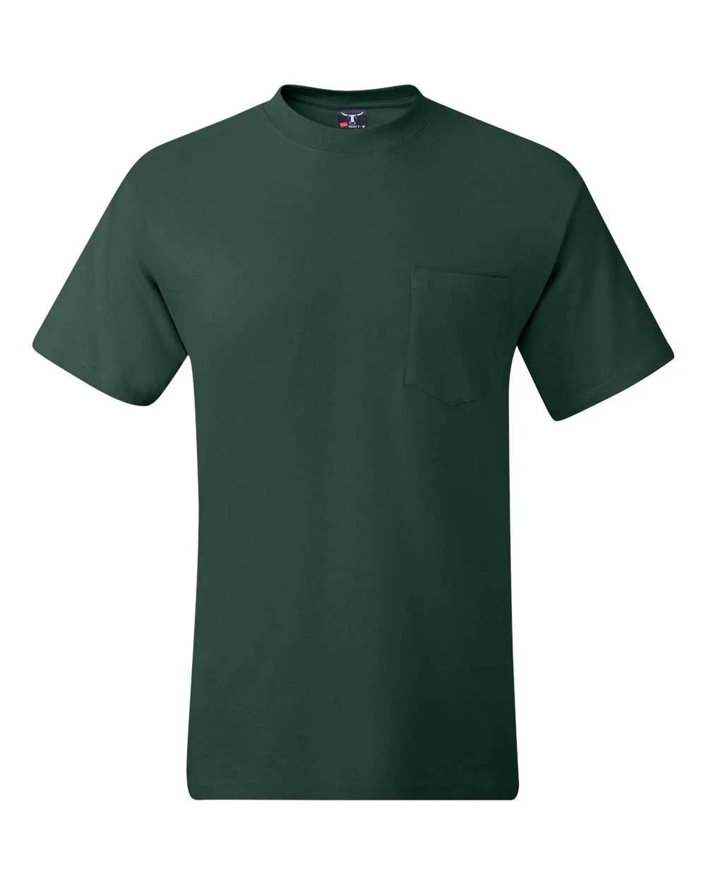 Hanes-5190-Beefy-T® Pocket T-Shirt - Image 12