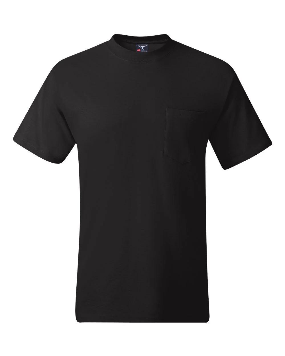 Hanes-5190-Beefy-T® Pocket T-Shirt - Image 5