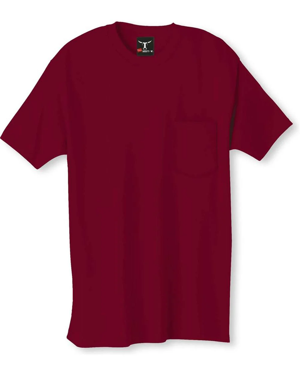 Hanes-5190-Beefy-T® Pocket T-Shirt - Image 8