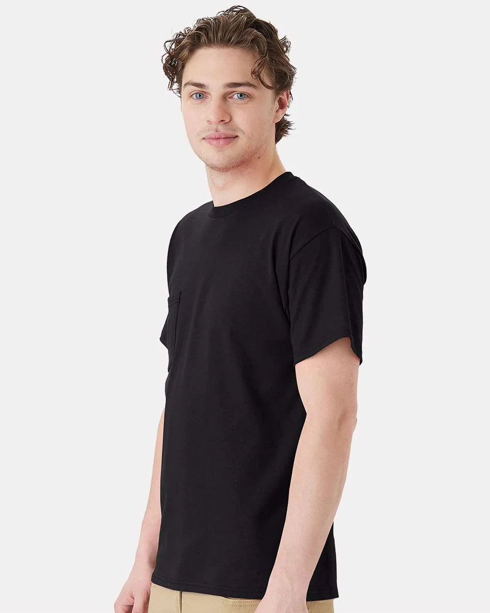 Hanes-5290P-Essential-T Pocket T-Shirt - Image 18