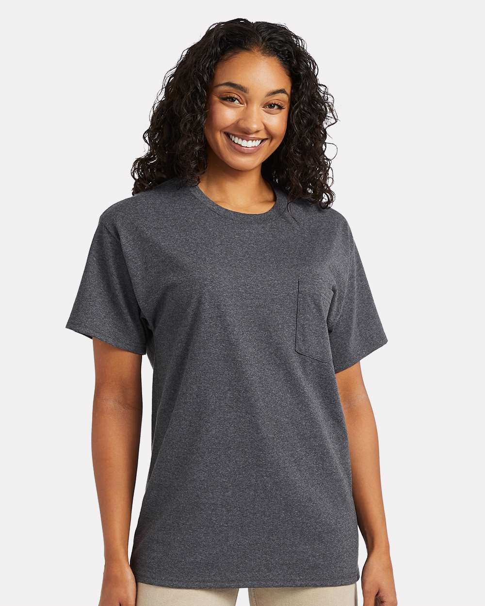 Hanes-5290P-Essential-T Pocket T-Shirt - Image 23