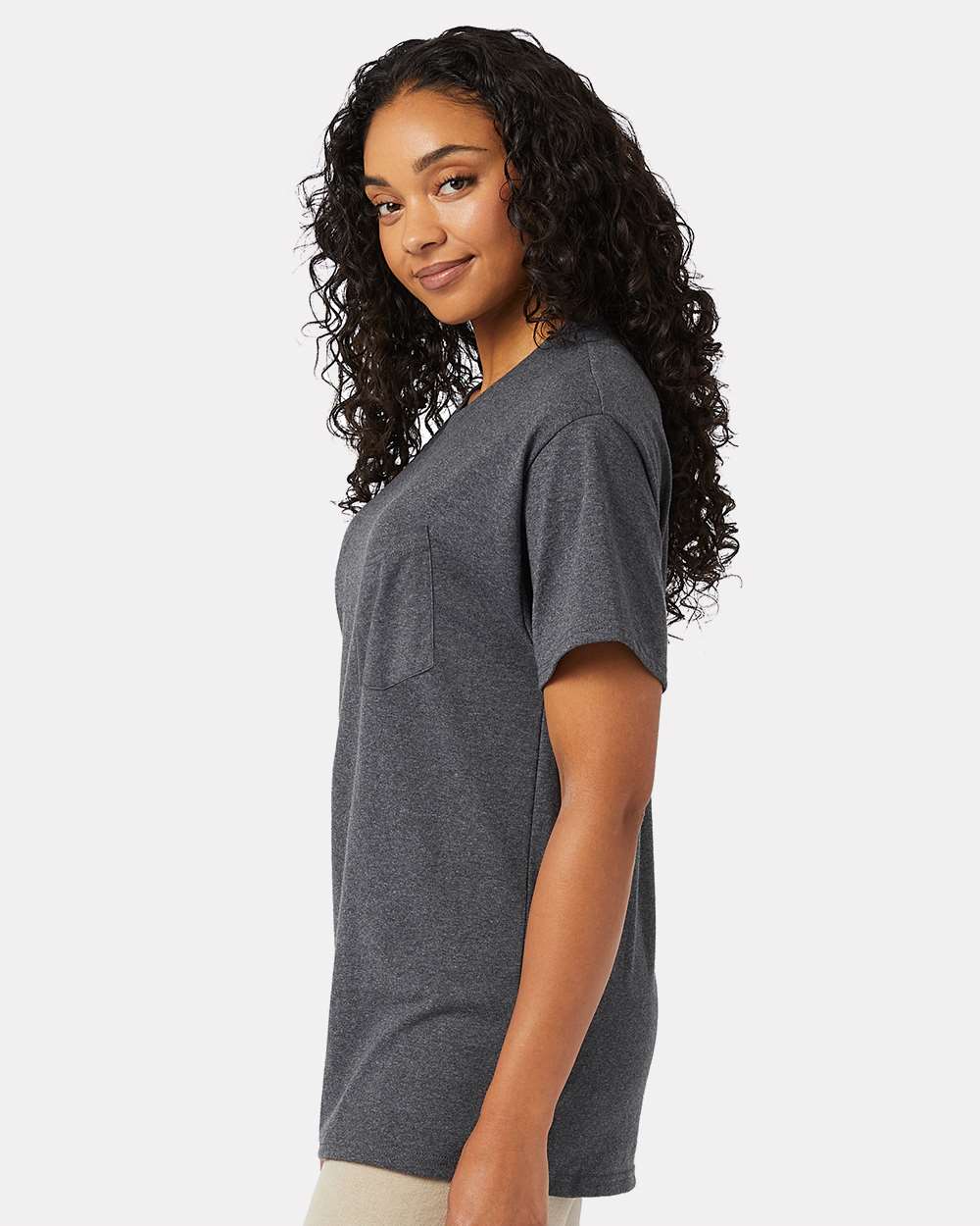 Hanes-5290P-Essential-T Pocket T-Shirt - Image 24
