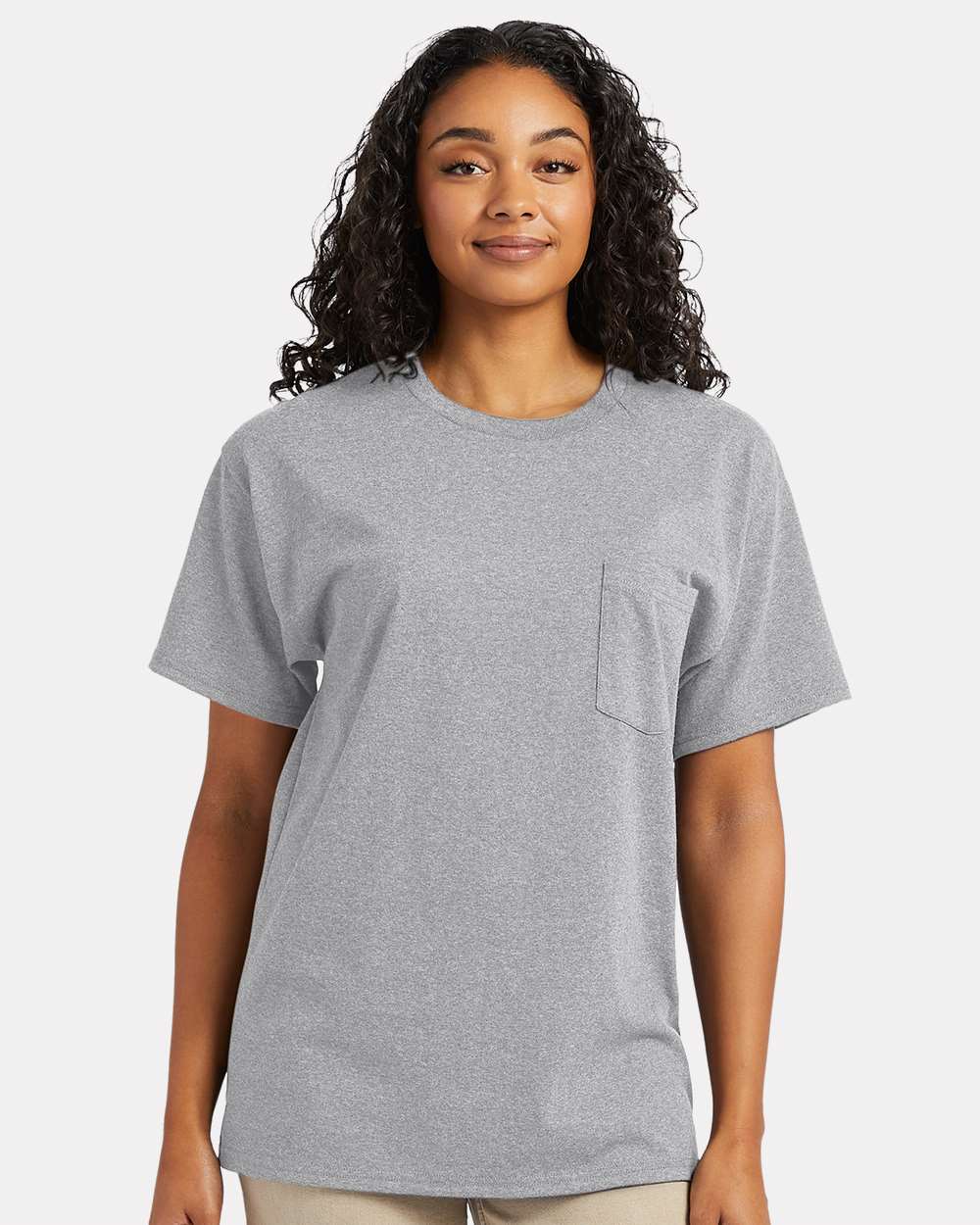 Hanes-5290P-Essential-T Pocket T-Shirt - Image 29