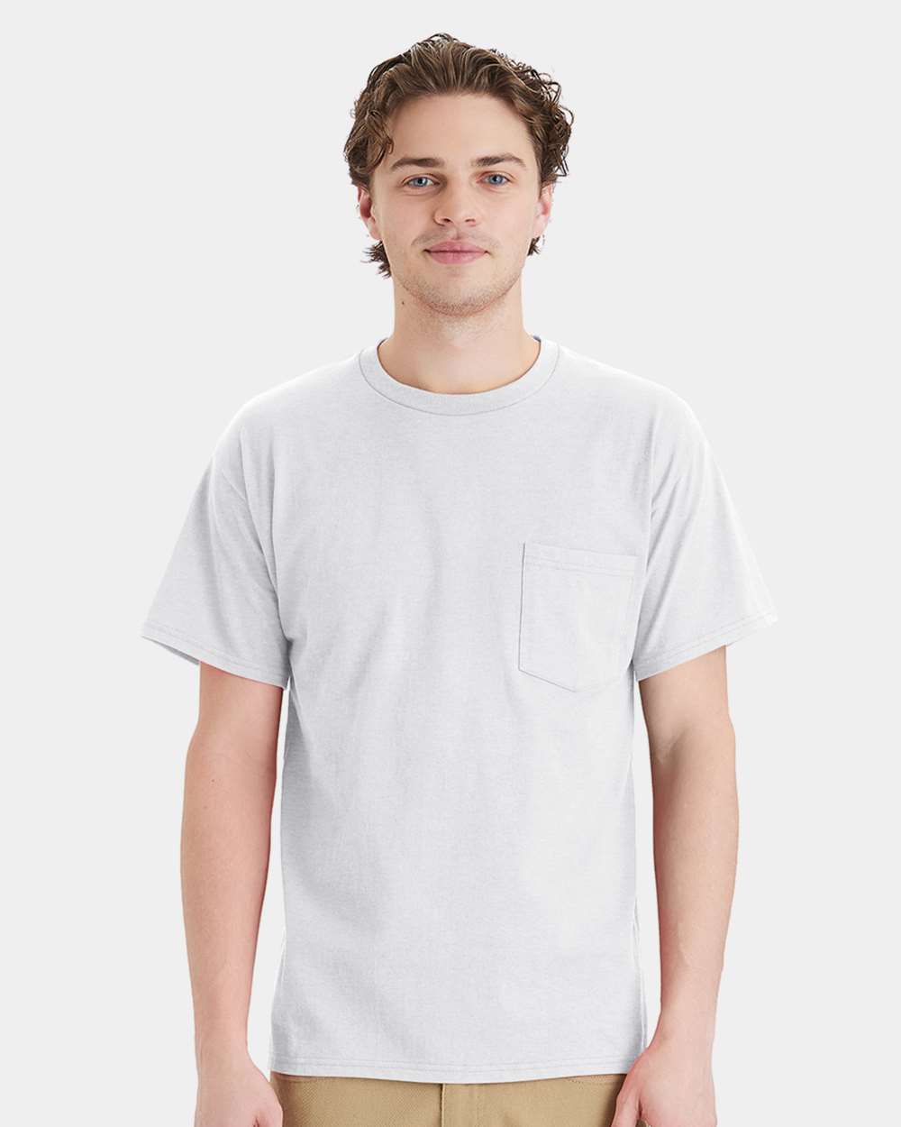 Hanes-5290P-Essential-T Pocket T-Shirt - Image 4