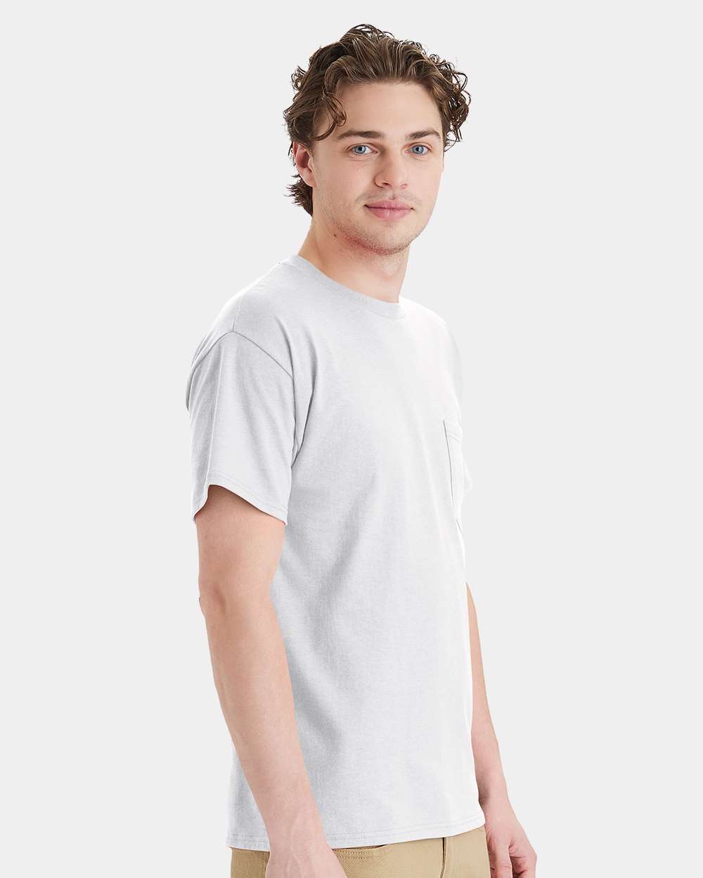 Hanes-5290P-Essential-T Pocket T-Shirt - Image 5