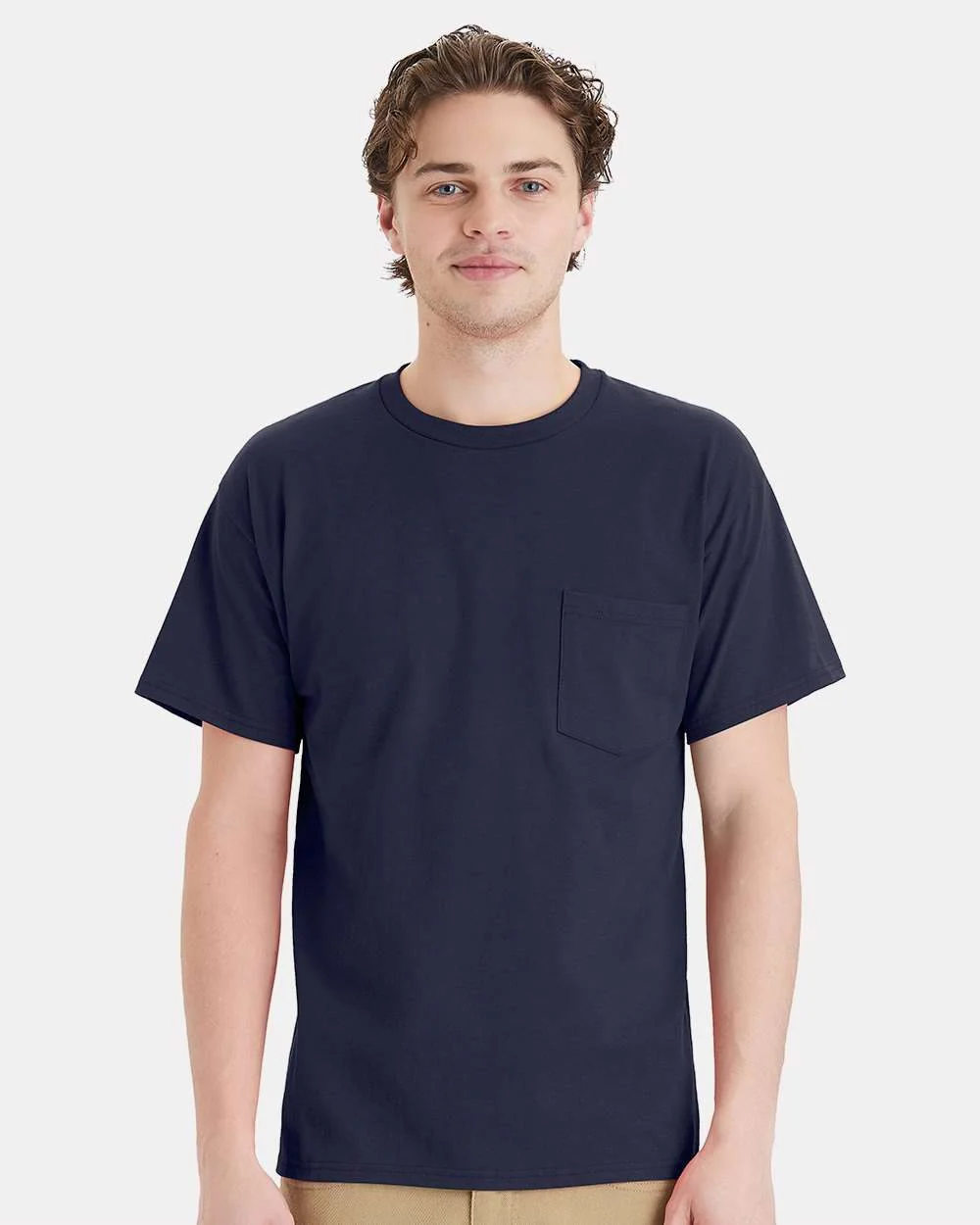 Hanes-5290P-Essential-T Pocket T-Shirt - Image 7