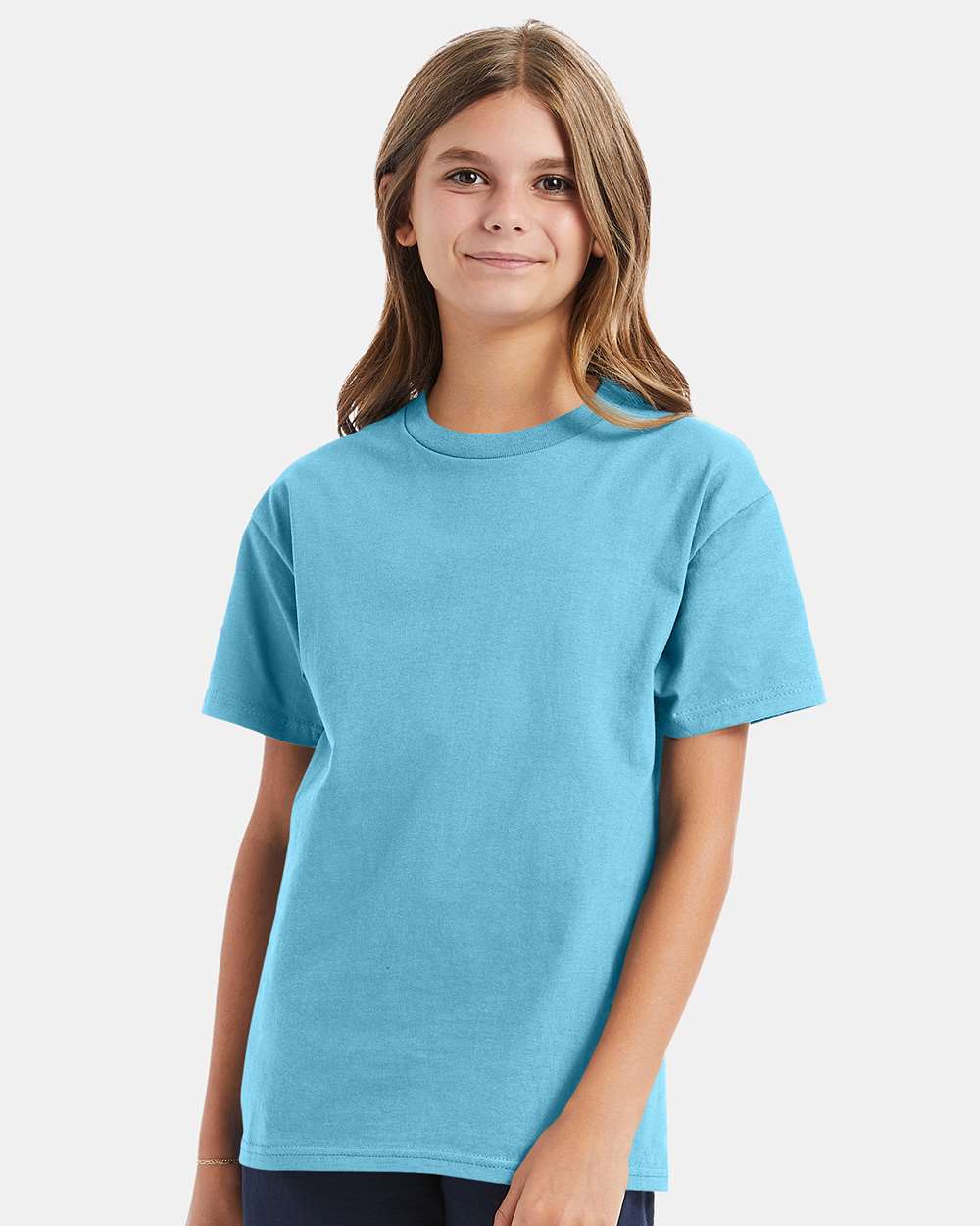 Hanes-5450-Authentic Youth T-Shirt - Image 17