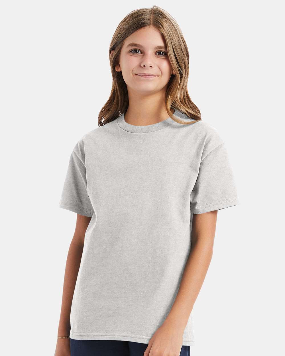 Hanes-5450-Authentic Youth T-Shirt - Image 4