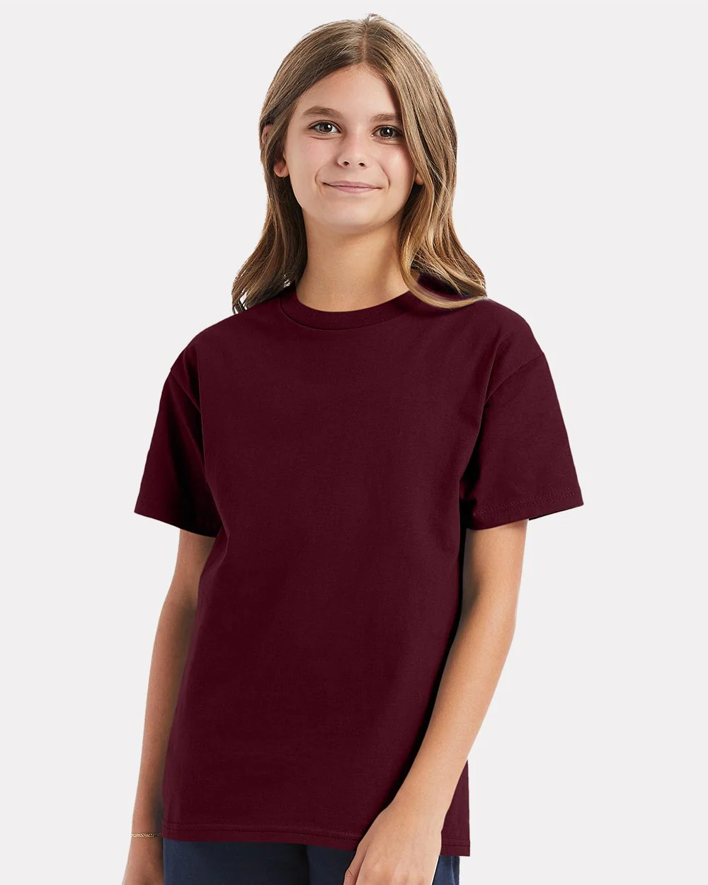 Hanes-5450-Authentic Youth T-Shirt - Image 7
