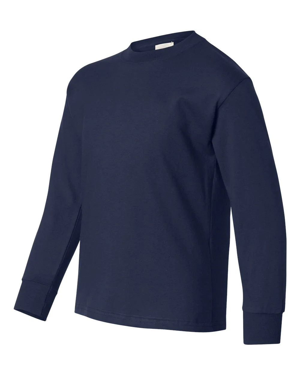 Hanes-5546-Authentic Youth Long Sleeve T-Shirt - Image 10