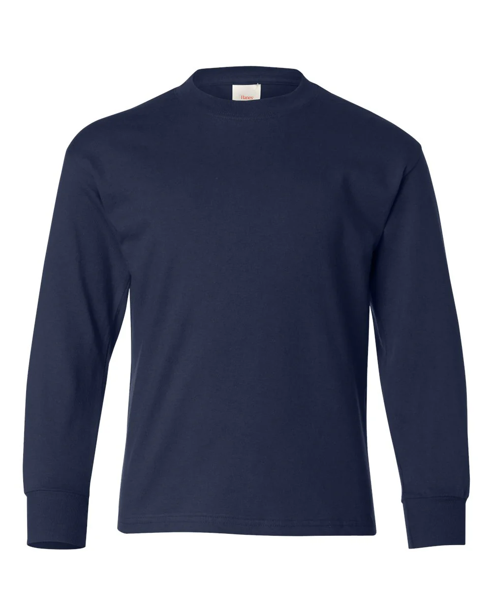 Hanes-5546-Authentic Youth Long Sleeve T-Shirt - Image 8