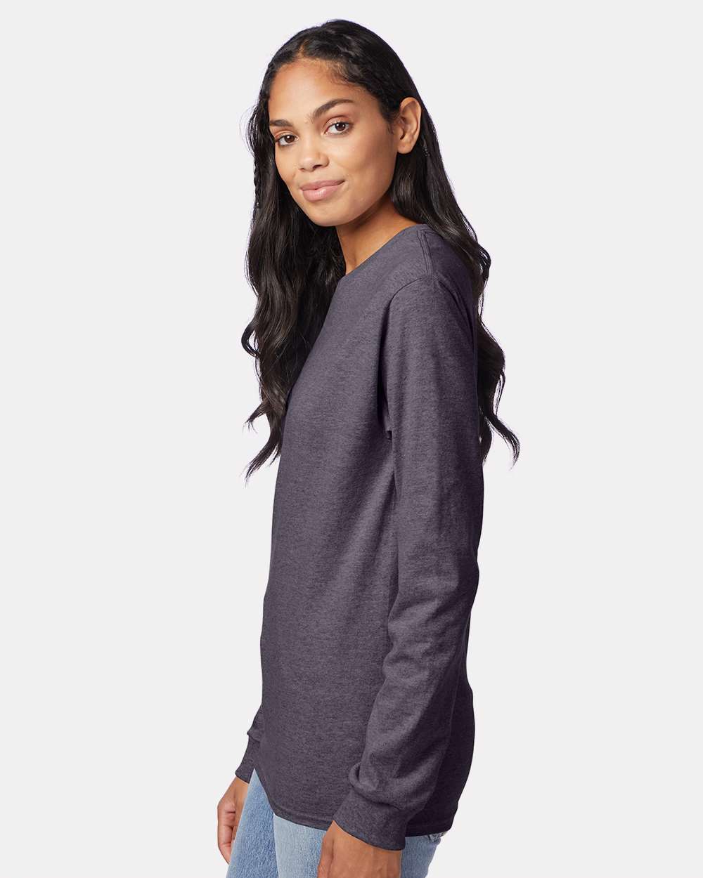 Hanes-5586-Authentic Long Sleeve T-Shirt - Image 13