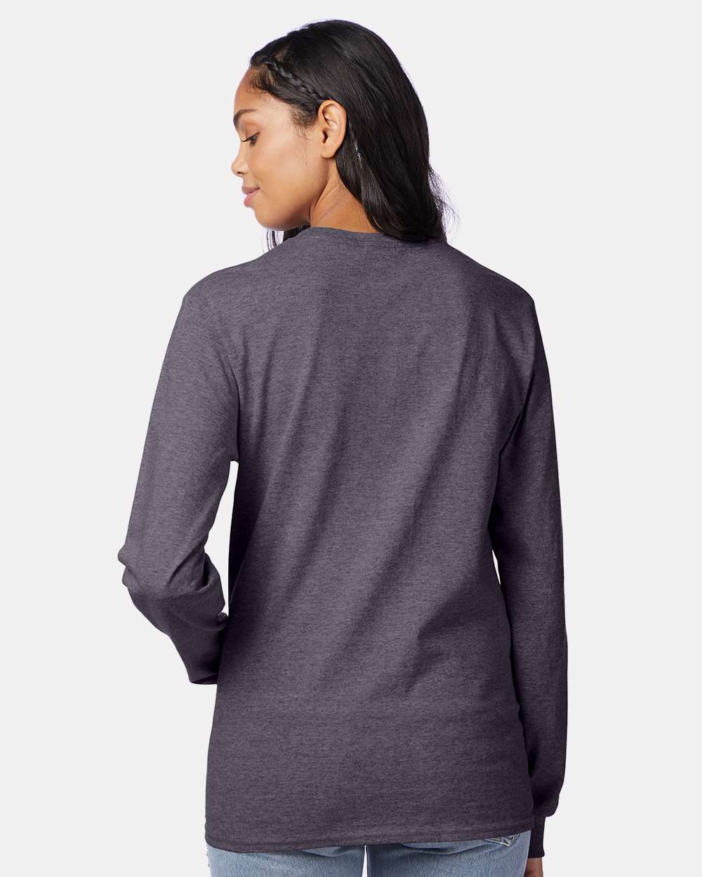 Hanes-5586-Authentic Long Sleeve T-Shirt - Image 14