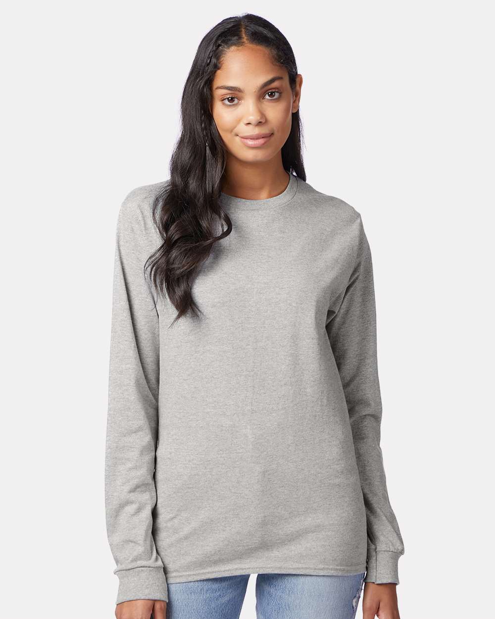 Hanes-5586-Authentic Long Sleeve T-Shirt - Image 27
