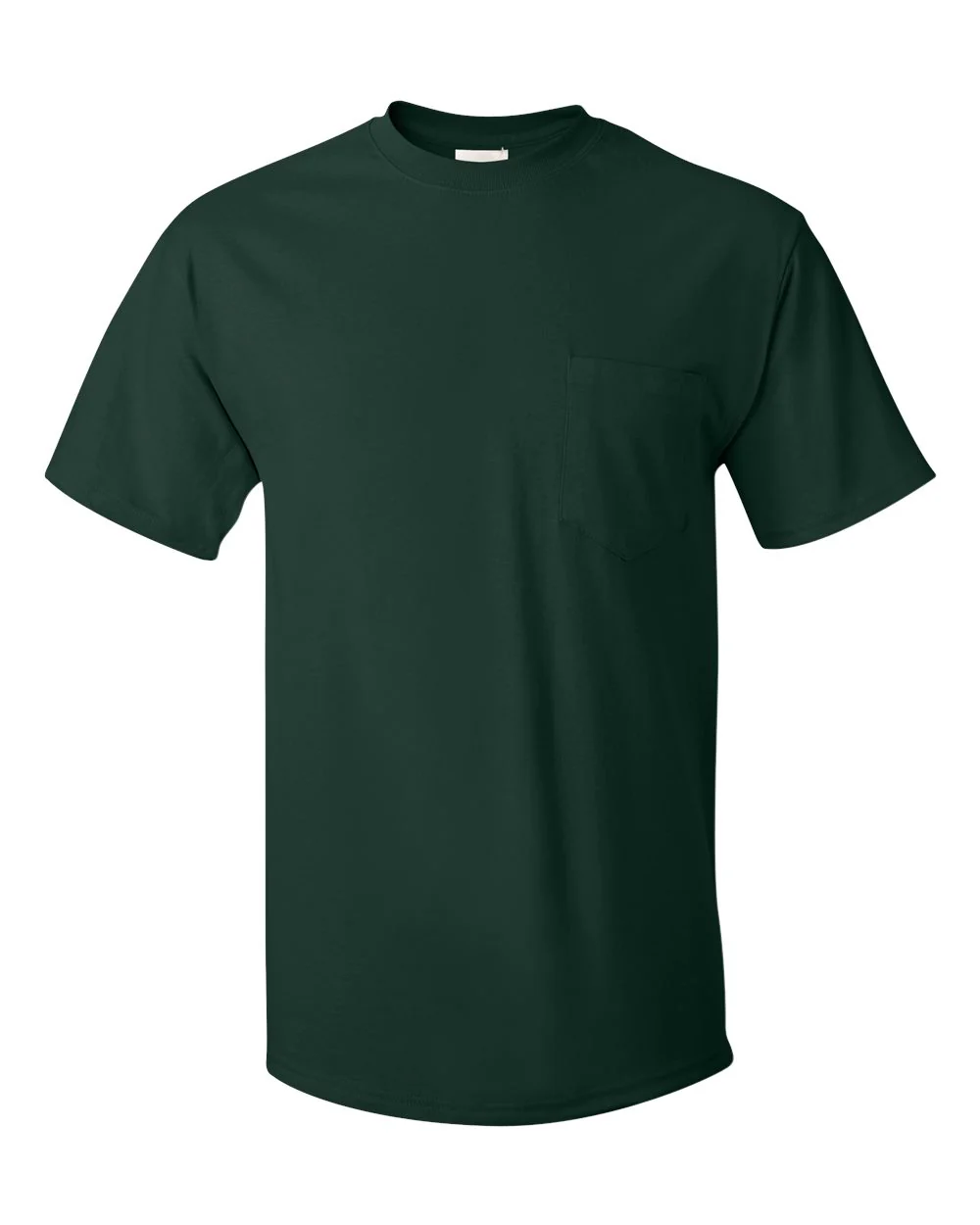 Hanes-5590-Authentic Pocket T-Shirt - Image 14