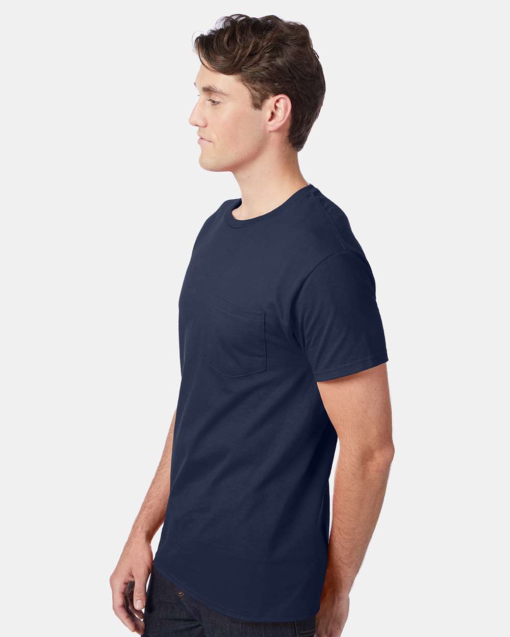 Hanes-5590-Authentic Pocket T-Shirt - Image 42