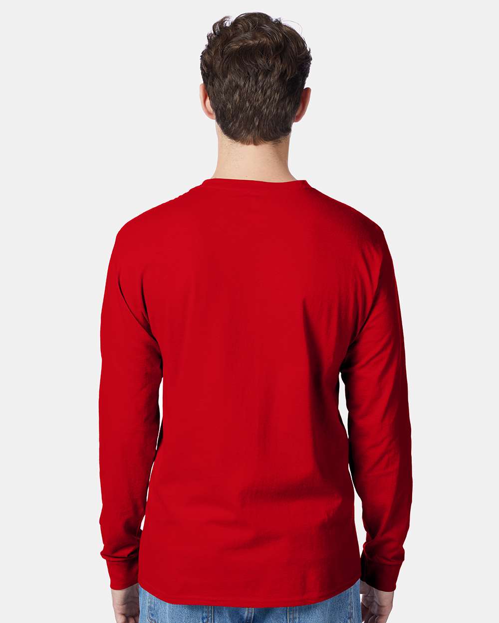 Hanes-5596-Authentic Long Sleeve Pocket T-Shirt - Image 13