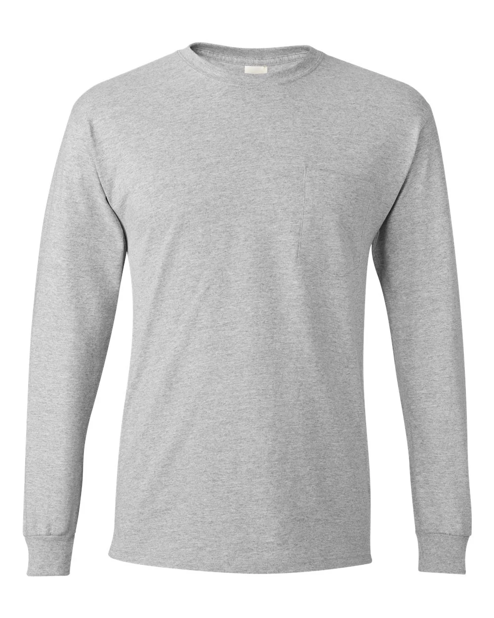Hanes-5596-Authentic Long Sleeve Pocket T-Shirt - Image 18
