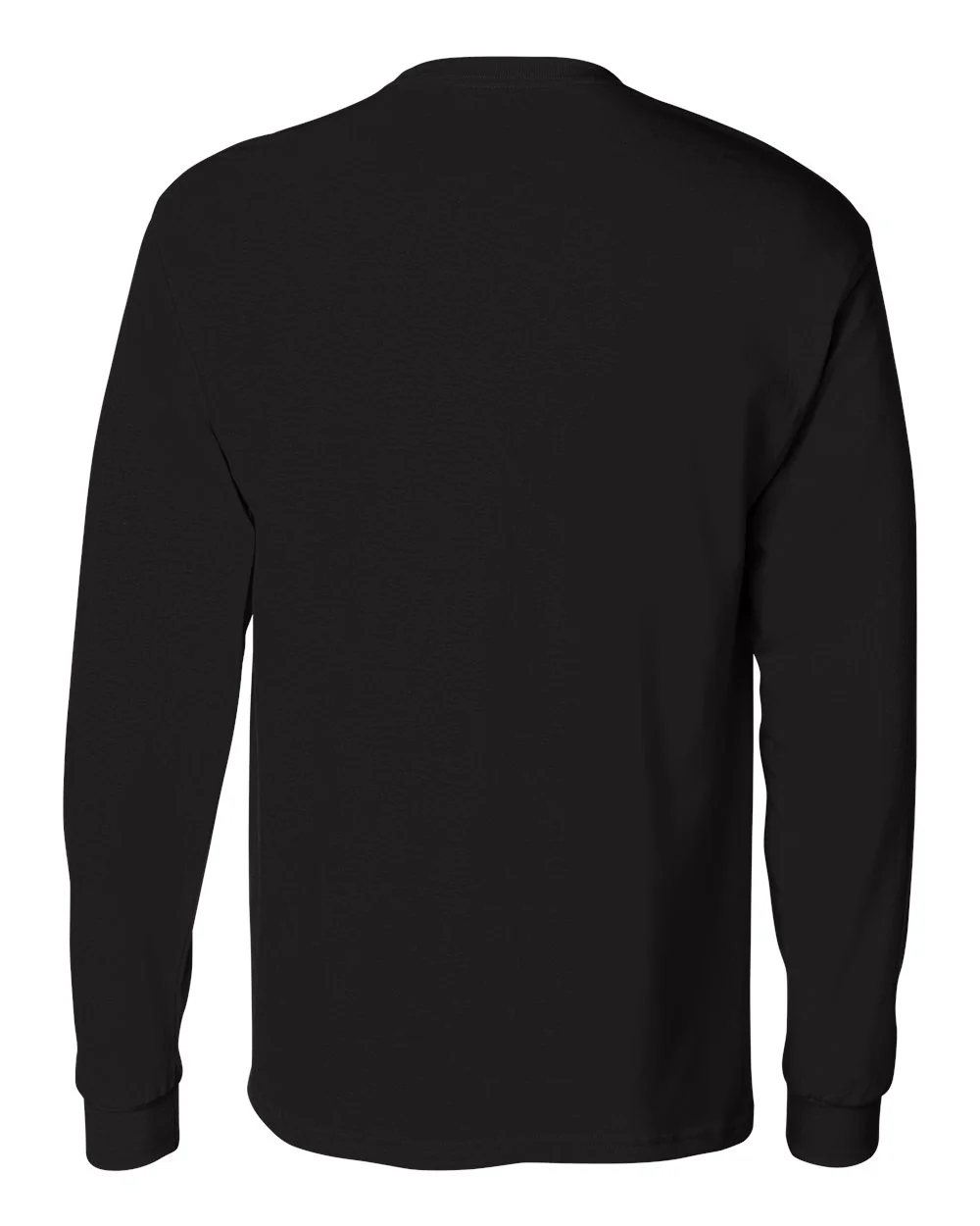 Hanes-5596-Authentic Long Sleeve Pocket T-Shirt - Image 2