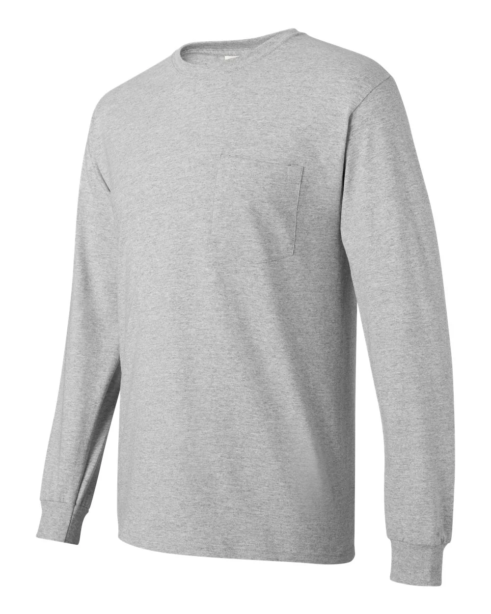 Hanes-5596-Authentic Long Sleeve Pocket T-Shirt - Image 20