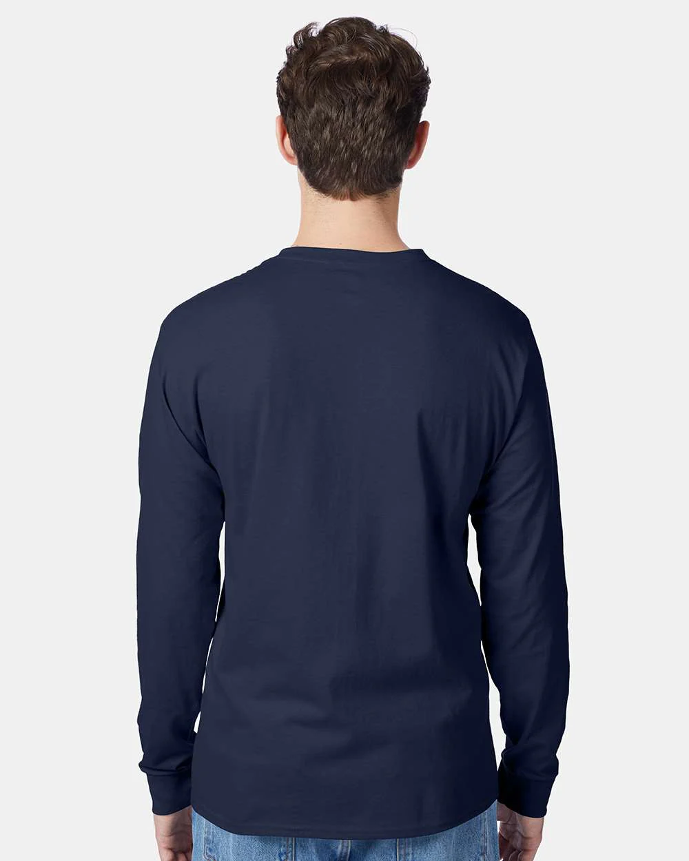 Hanes-5596-Authentic Long Sleeve Pocket T-Shirt - Image 29