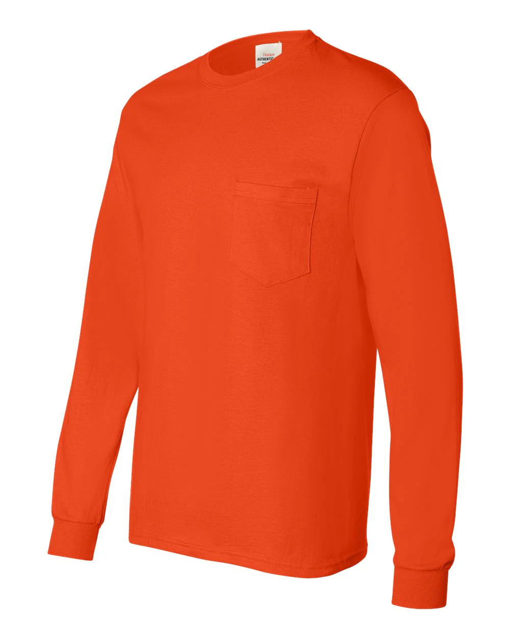 Hanes-5596-Authentic Long Sleeve Pocket T-Shirt - Image 32