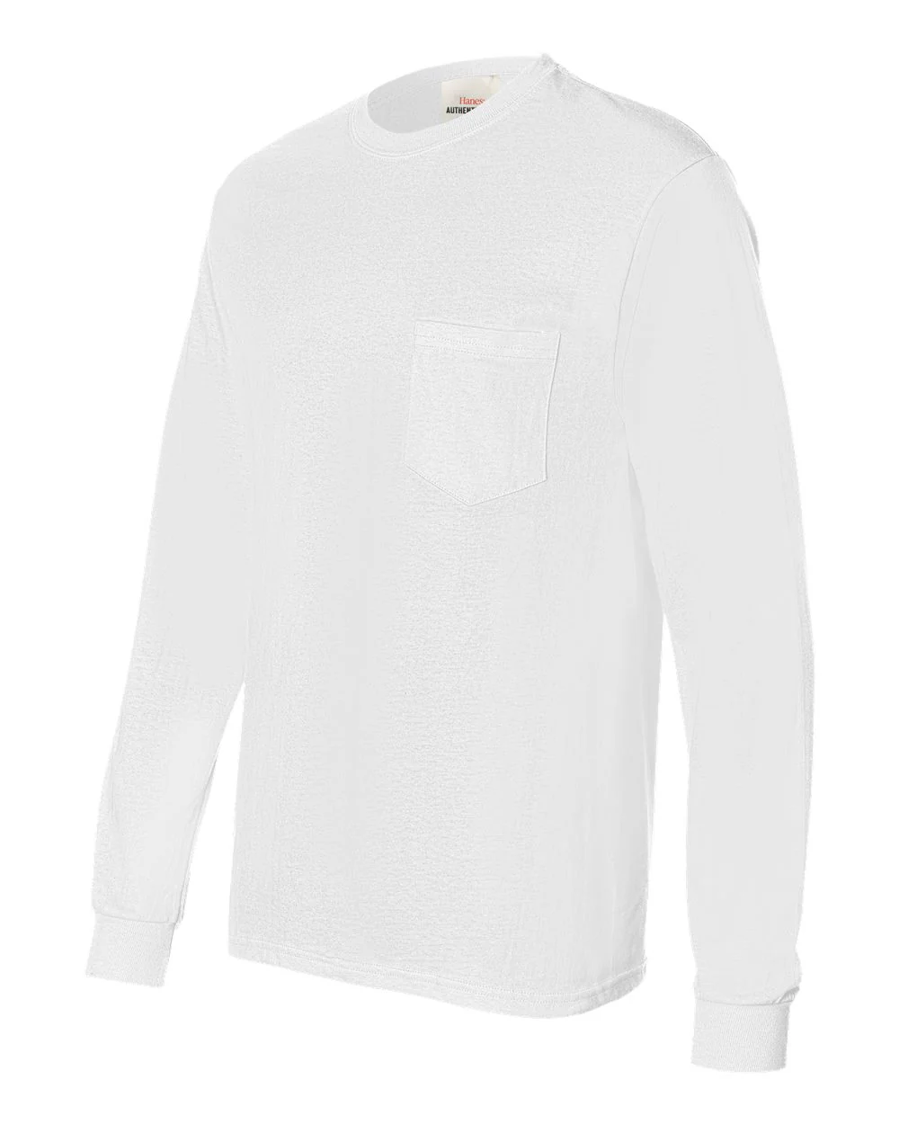 Hanes-5596-Authentic Long Sleeve Pocket T-Shirt - Image 38