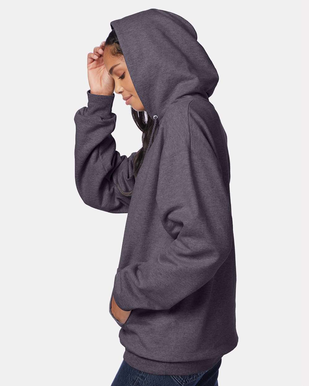 Hanes-F170-Ultimate Cotton® Hooded Sweatshirt - Image 24