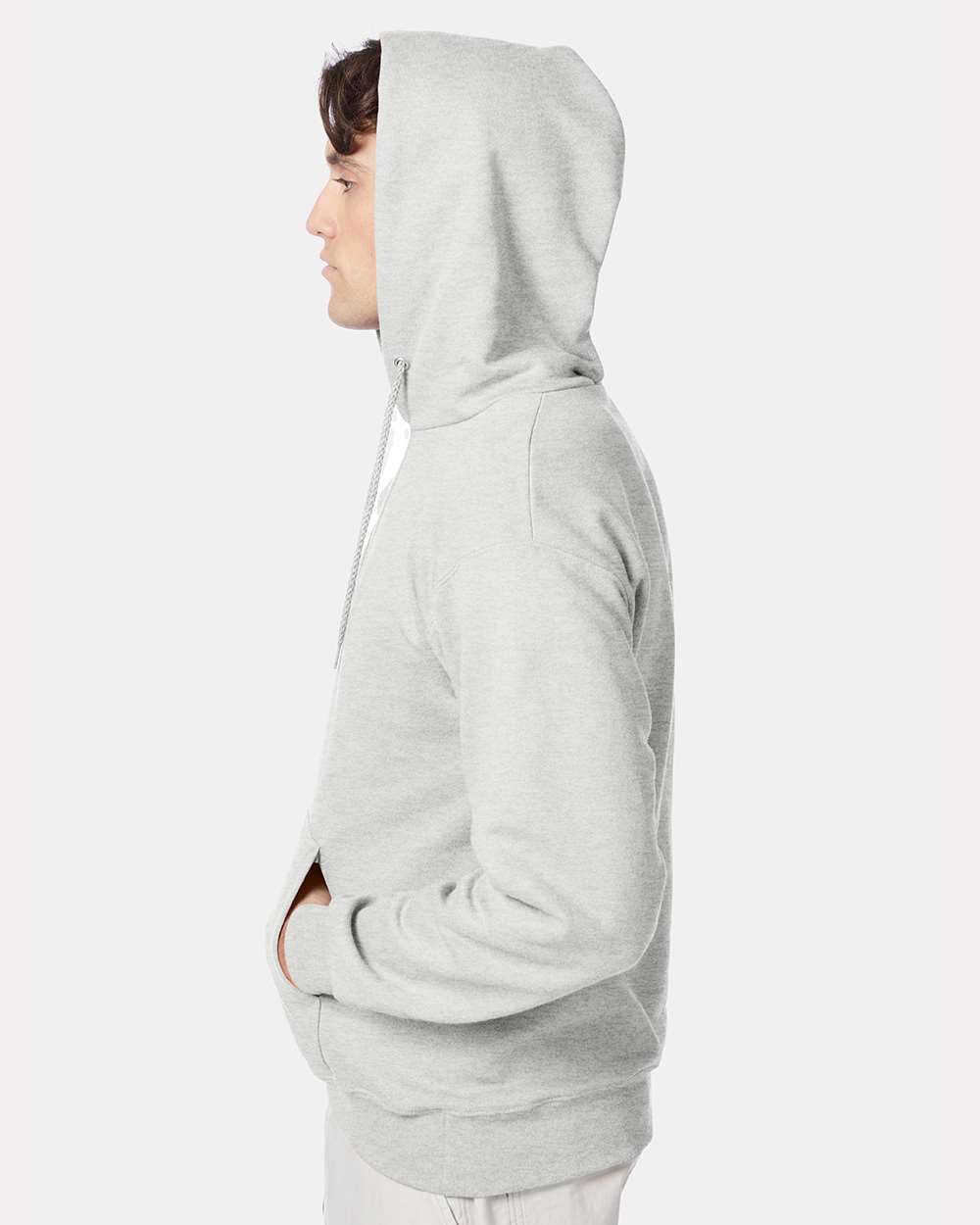 Hanes-F170-Ultimate Cotton® Hooded Sweatshirt - Image 5