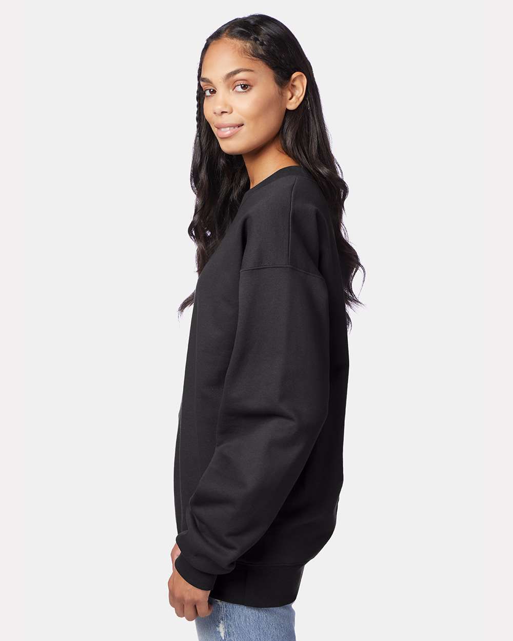 Hanes-F260-Ultimate Cotton® Crewneck Sweatshirt - Image 12