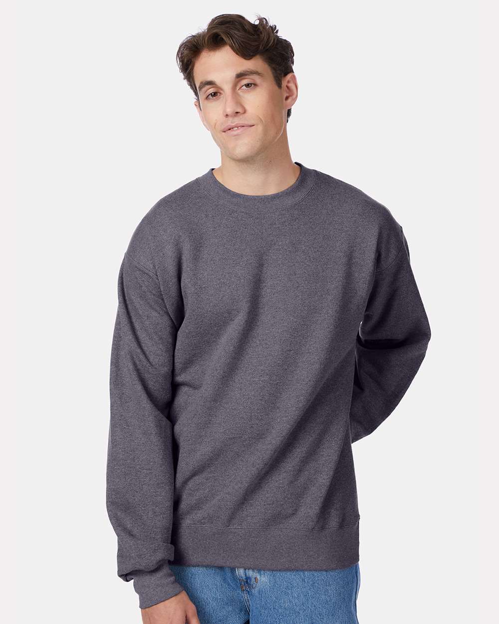 Hanes-F260-Ultimate Cotton® Crewneck Sweatshirt - Image 23