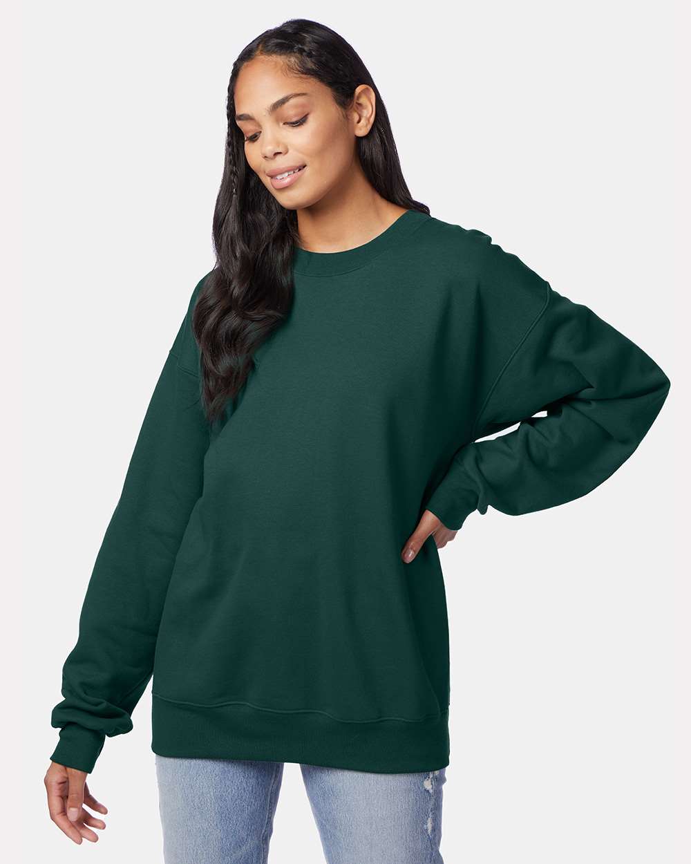Hanes-F260-Ultimate Cotton® Crewneck Sweatshirt - Image 29