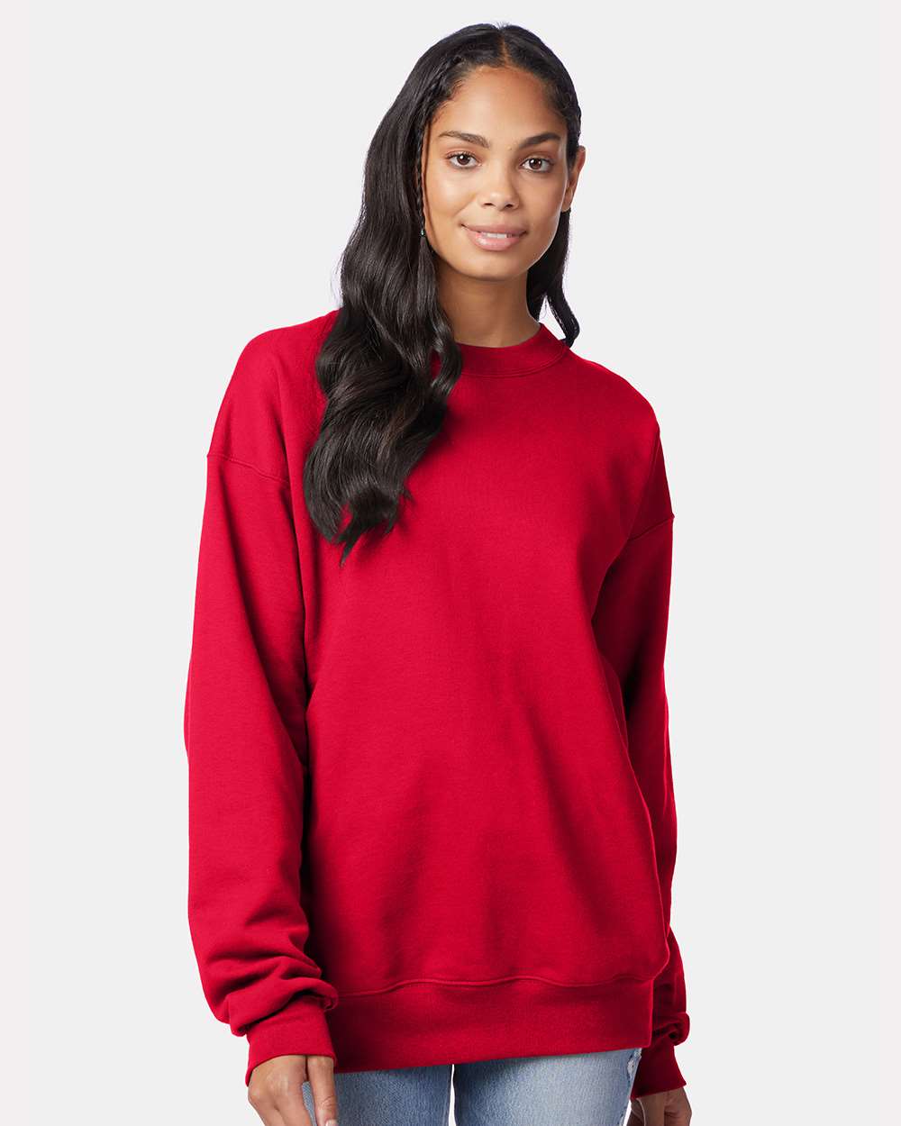 Hanes-F260-Ultimate Cotton® Crewneck Sweatshirt - Image 35