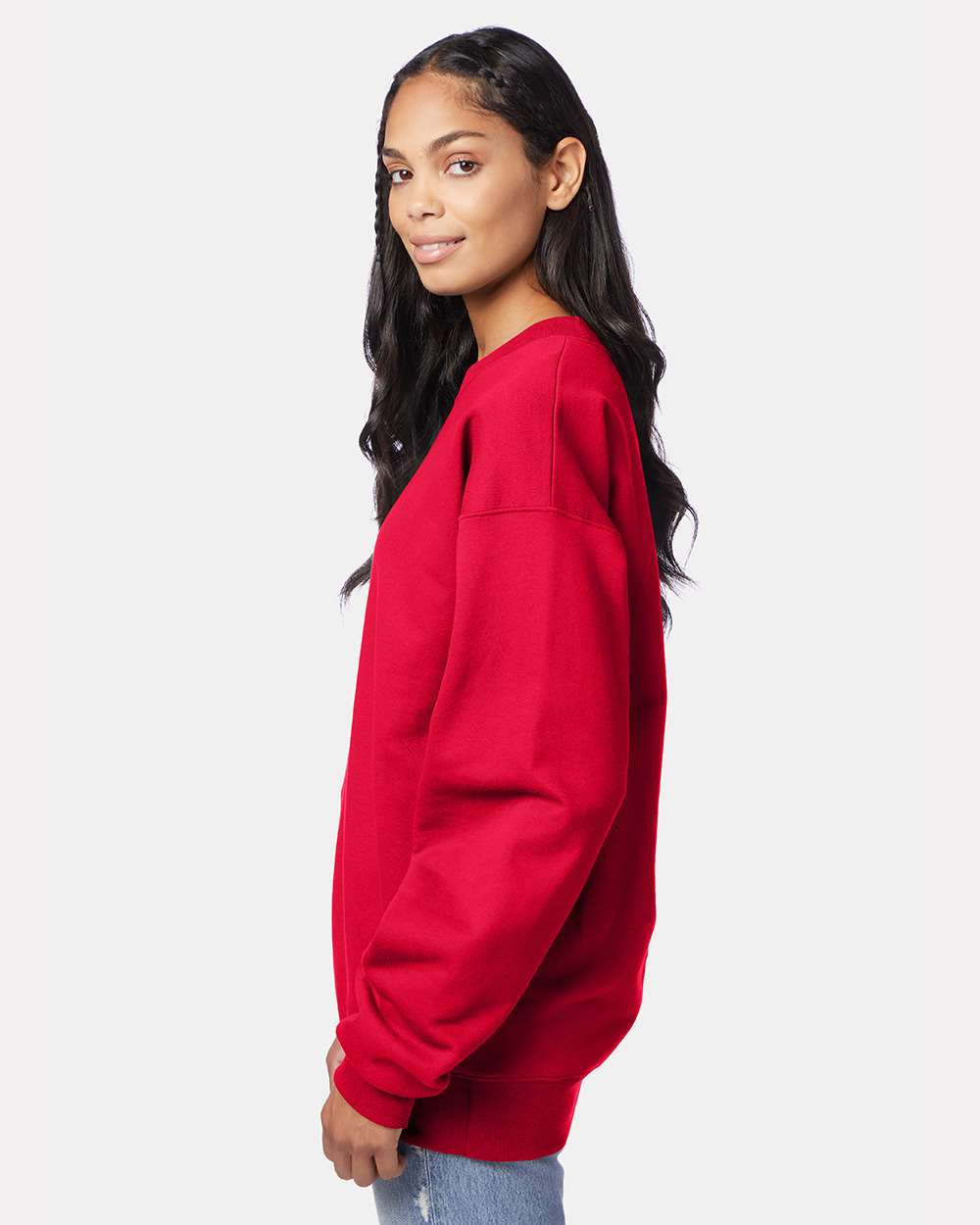 Hanes-F260-Ultimate Cotton® Crewneck Sweatshirt - Image 36