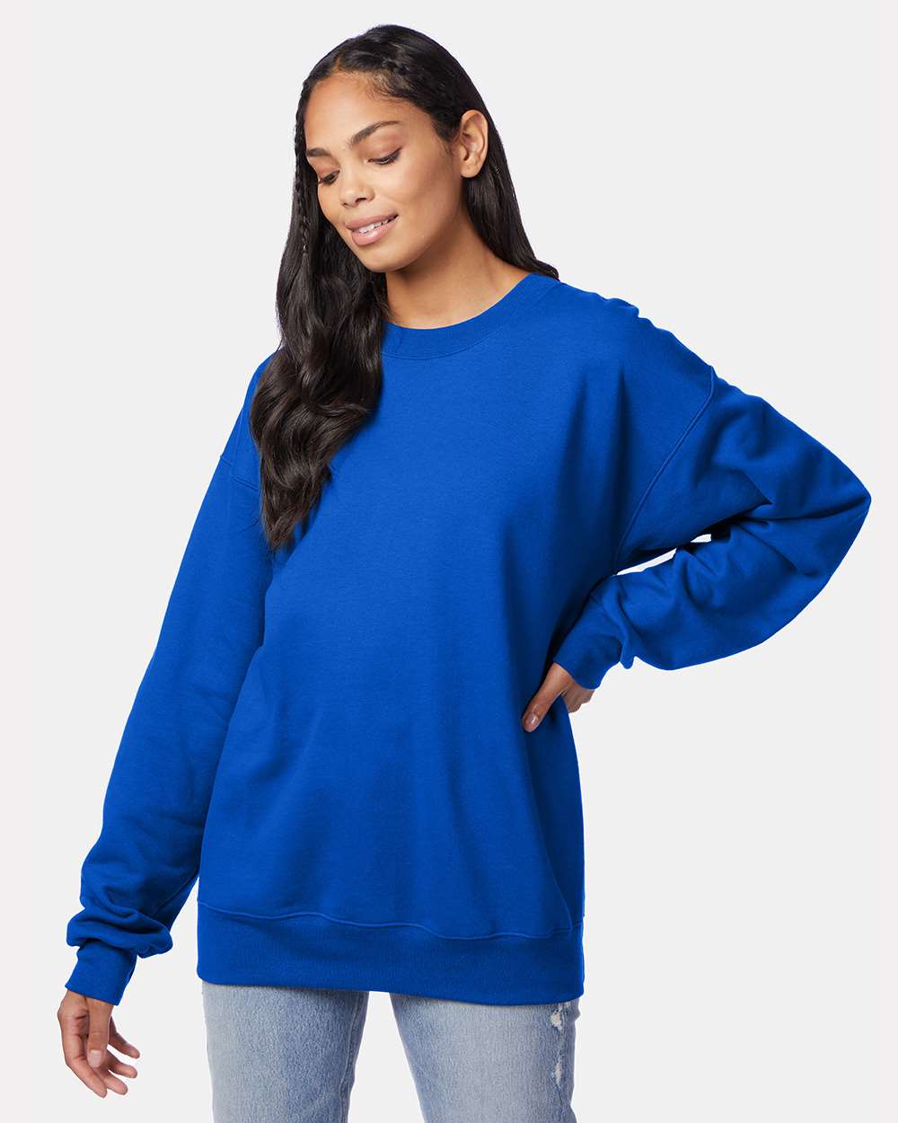Hanes-F260-Ultimate Cotton® Crewneck Sweatshirt - Image 41