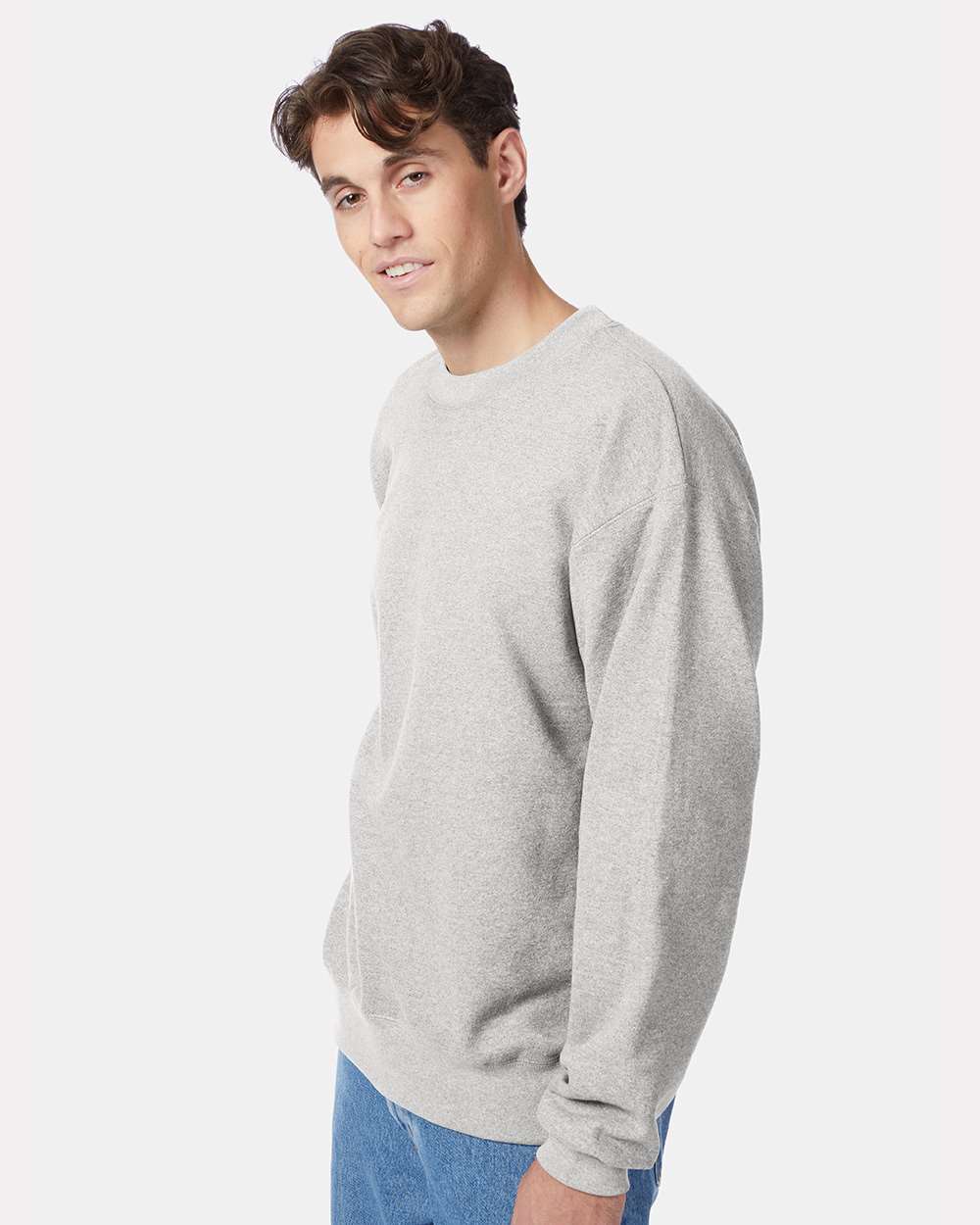 Hanes-F260-Ultimate Cotton® Crewneck Sweatshirt - Image 5