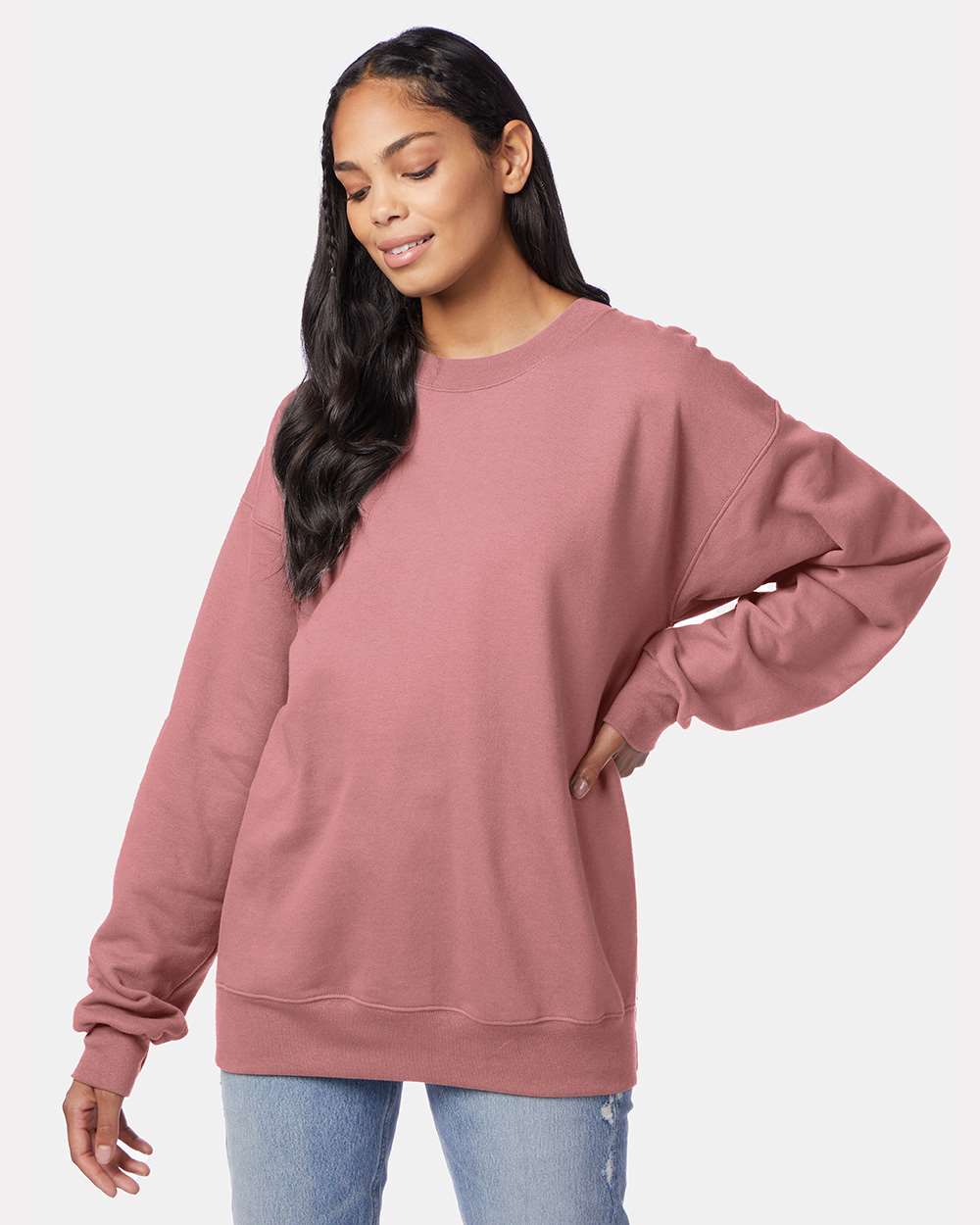 Hanes-F260-Ultimate Cotton® Crewneck Sweatshirt - Image 59
