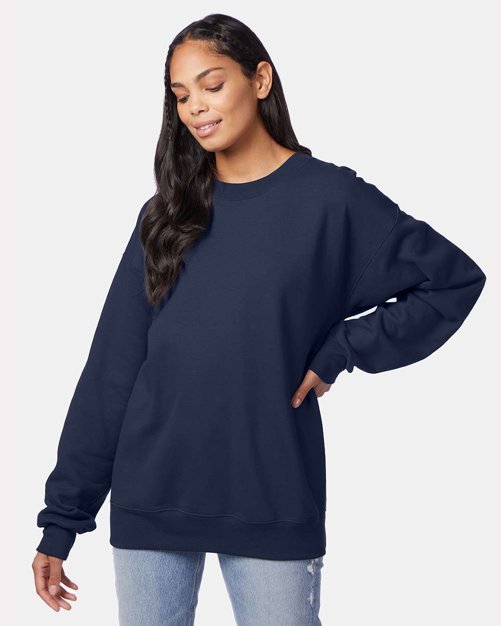 Hanes-F260-Ultimate Cotton® Crewneck Sweatshirt - Image 71