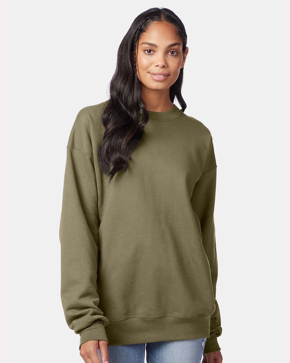Hanes-F260-Ultimate Cotton® Crewneck Sweatshirt - Image 77