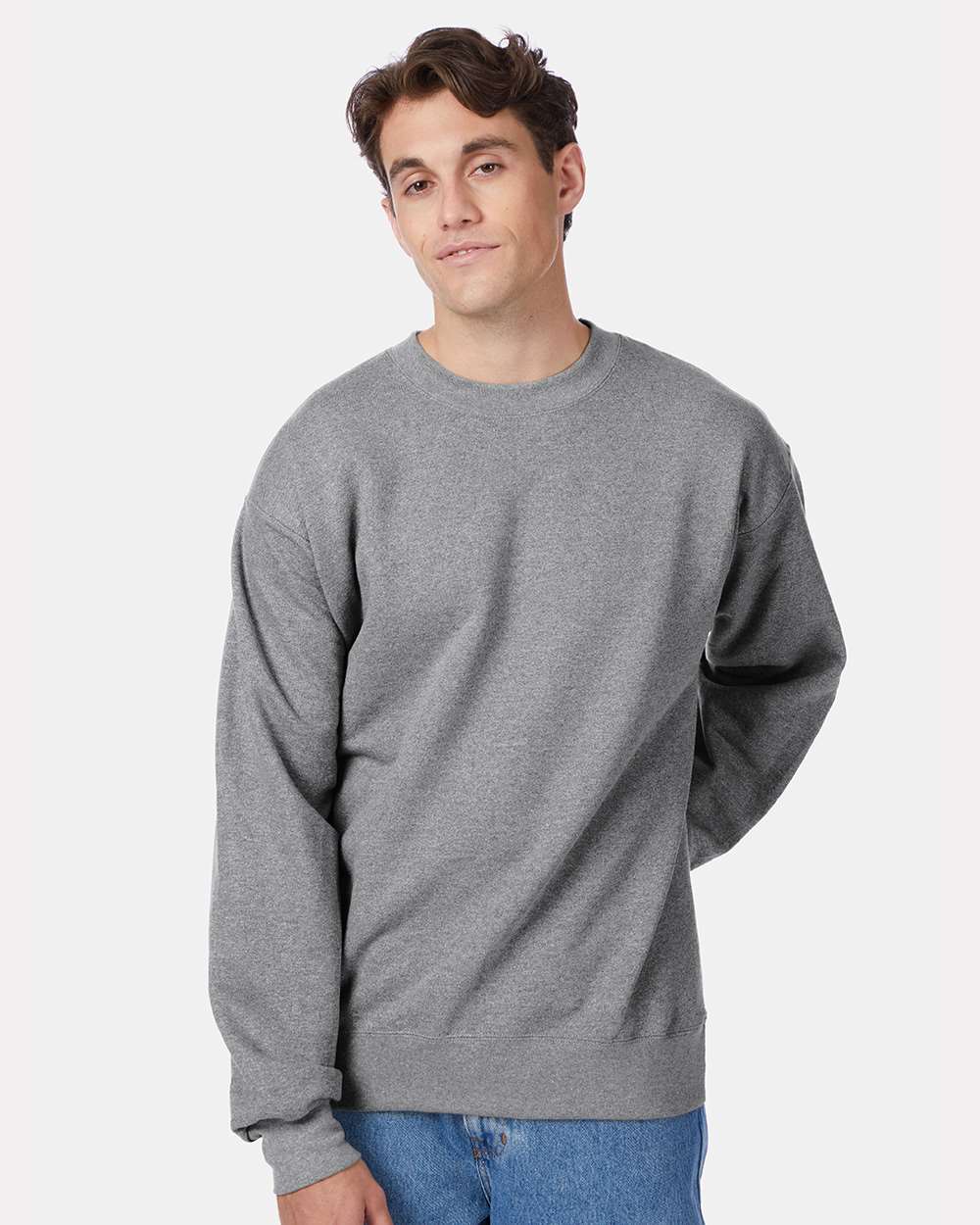 Hanes-F260-Ultimate Cotton® Crewneck Sweatshirt - Image 83