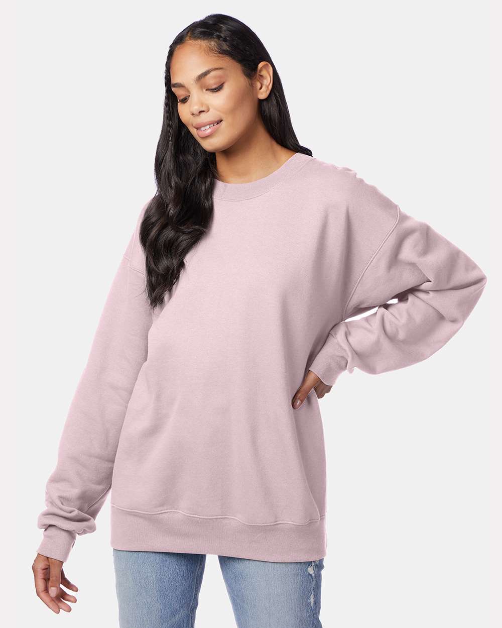 Hanes-F260-Ultimate Cotton® Crewneck Sweatshirt - Image 89