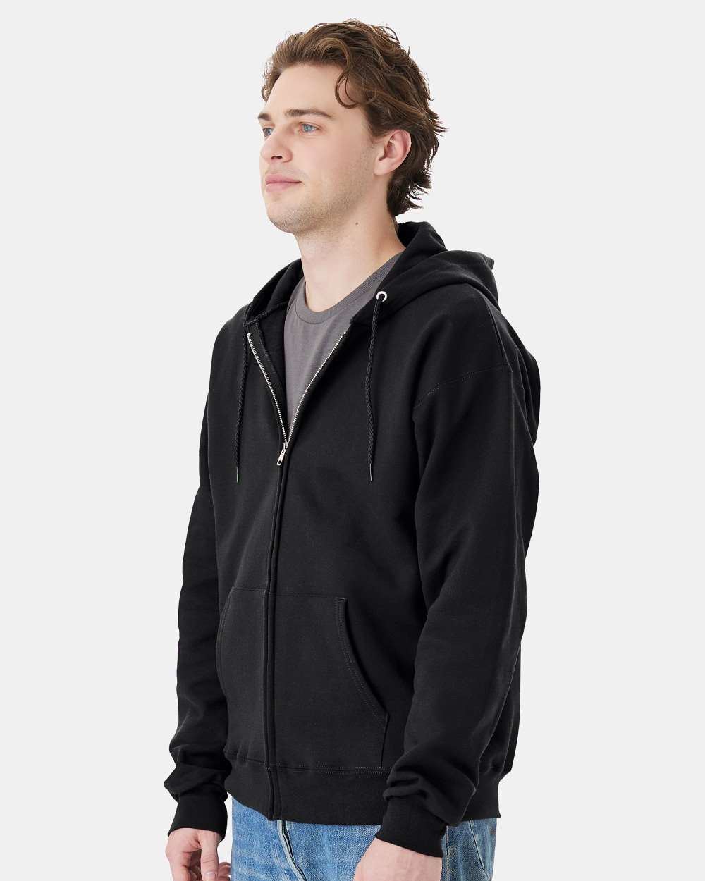 Hanes-F280-Ultimate Cotton® Full-Zip Hooded Sweatshirt - Image 12