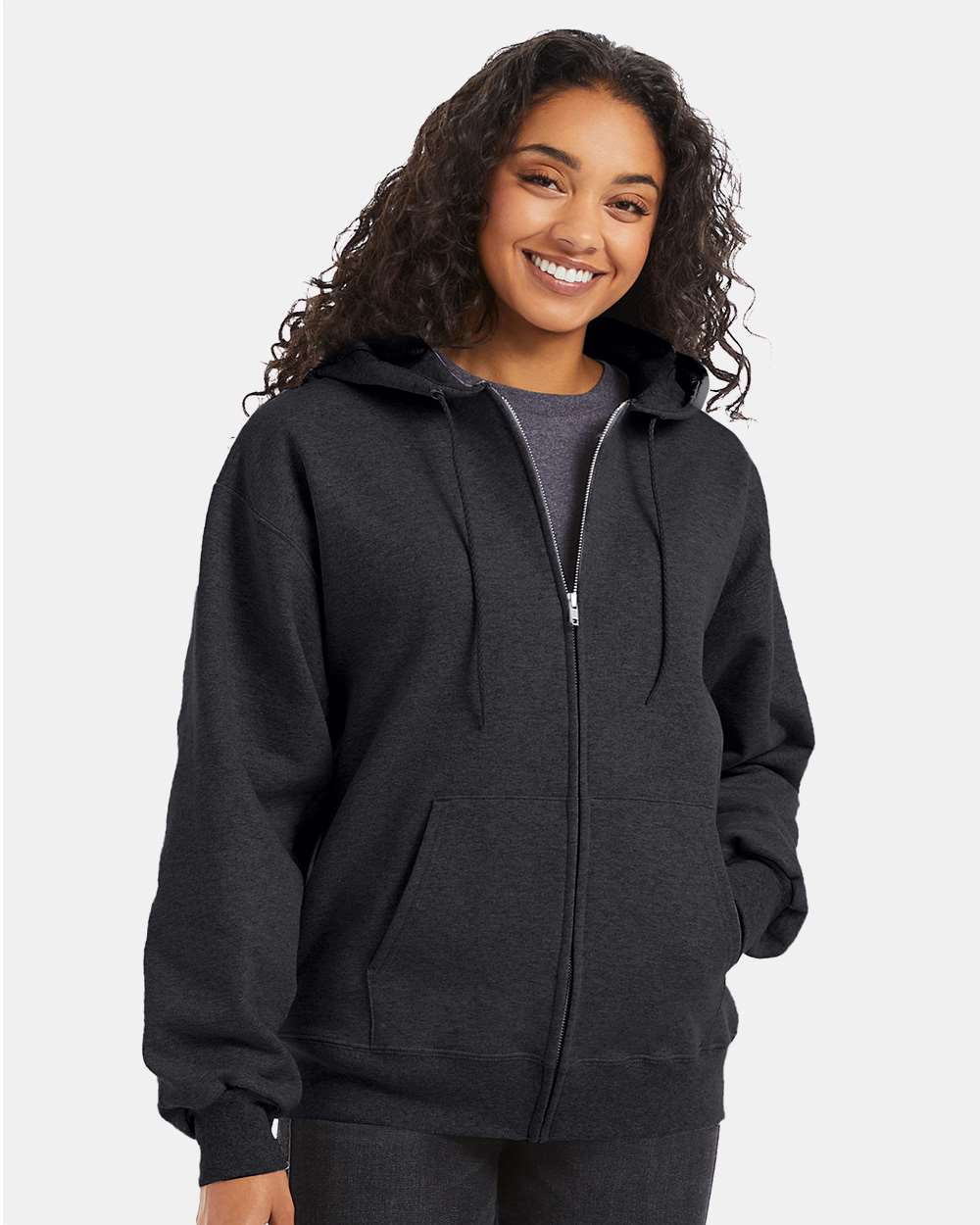 Hanes-F280-Ultimate Cotton® Full-Zip Hooded Sweatshirt - Image 17