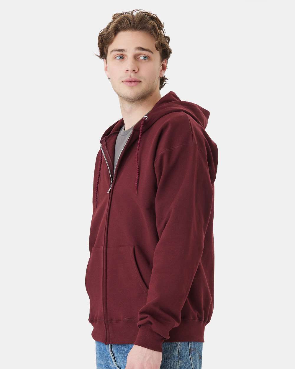 Hanes-F280-Ultimate Cotton® Full-Zip Hooded Sweatshirt - Image 53