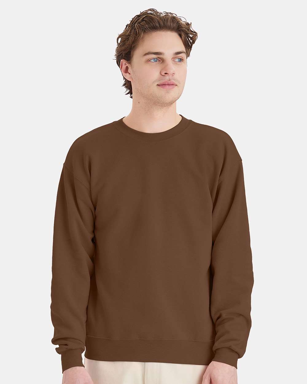 Hanes-P160-Ecosmart® Crewneck Sweatshirt - Image 4