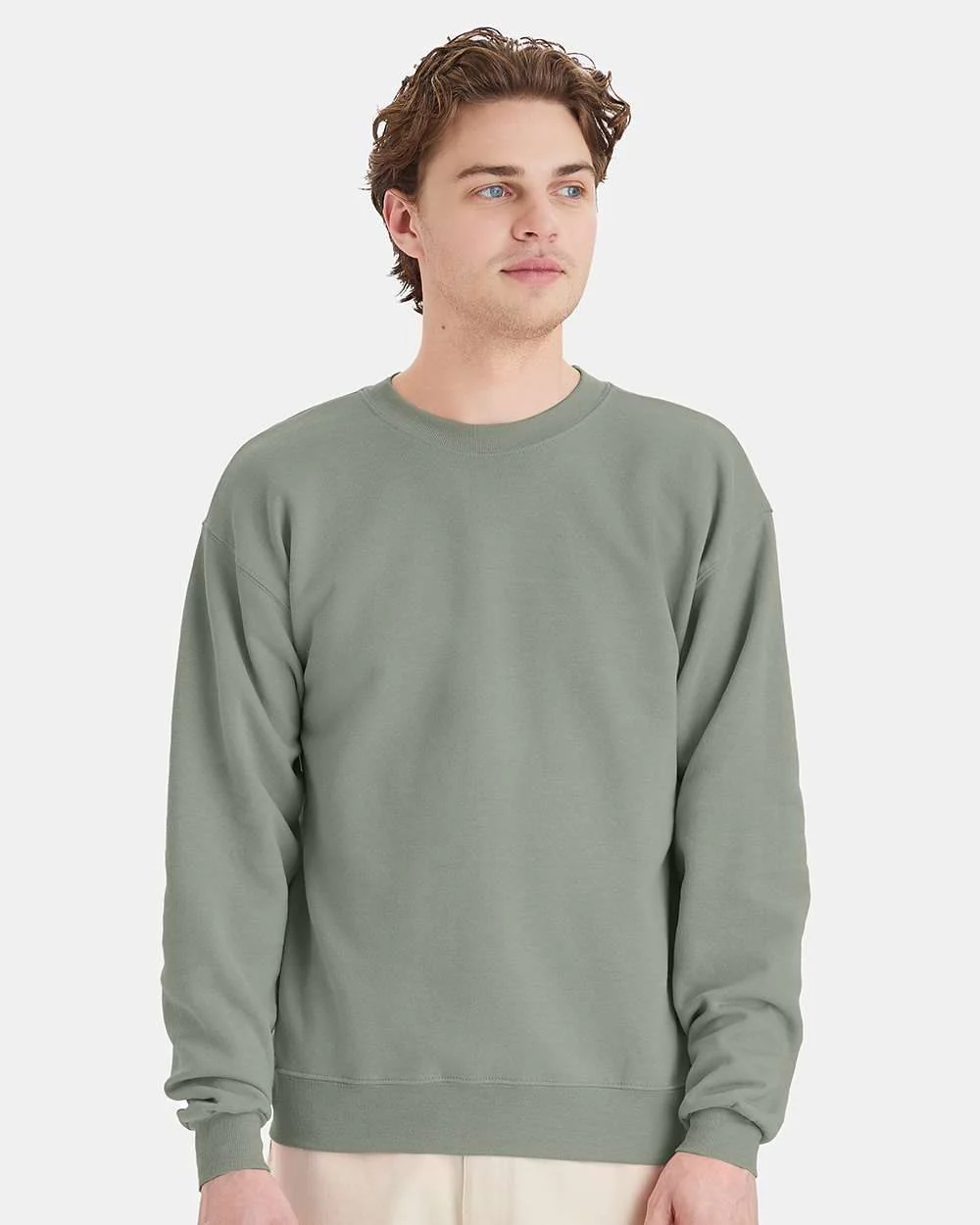 Hanes-P160-Ecosmart® Crewneck Sweatshirt - Image 7