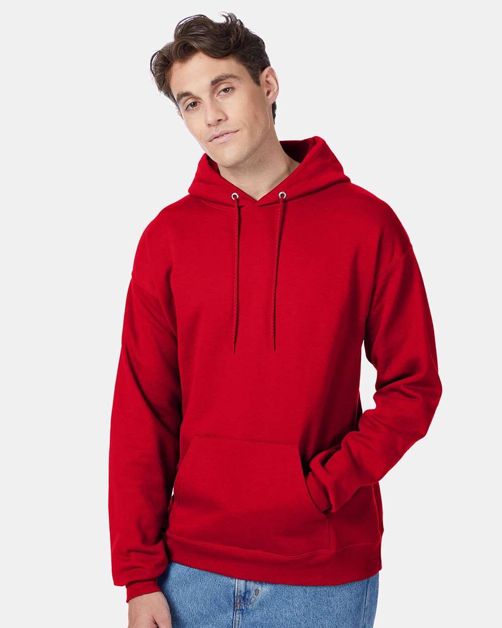 Hanes-P170-Ecosmart® Hooded Sweatshirt - Image 100