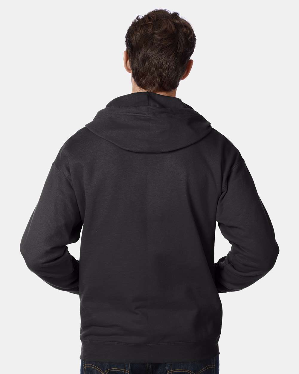 Hanes-P180-Ecosmart® Full-Zip Hooded Sweatshirt - Image 13