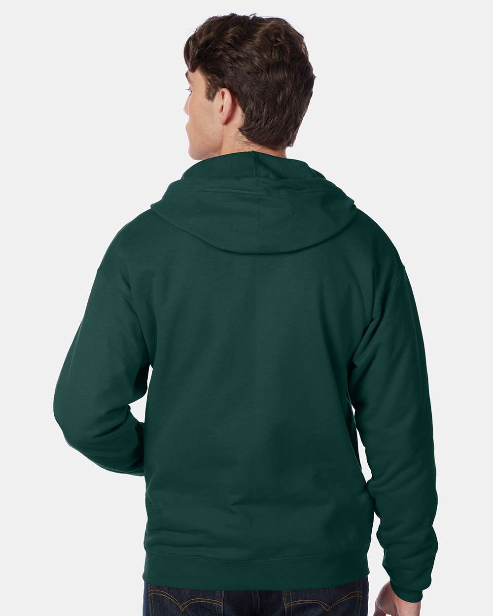 Hanes-P180-Ecosmart® Full-Zip Hooded Sweatshirt - Image 17