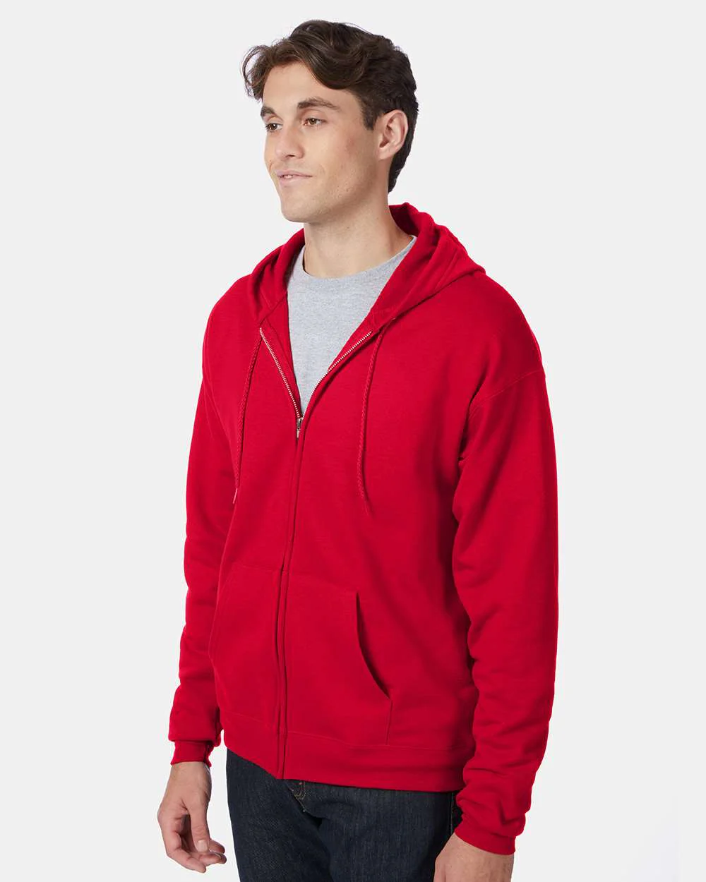 Hanes-P180-Ecosmart® Full-Zip Hooded Sweatshirt - Image 22